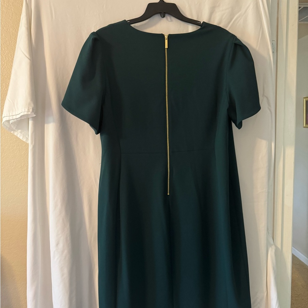 Calvin Klein Dark Green Midi Dress - Picture 5 of 7